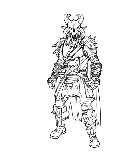 fortnight coloring pages    print