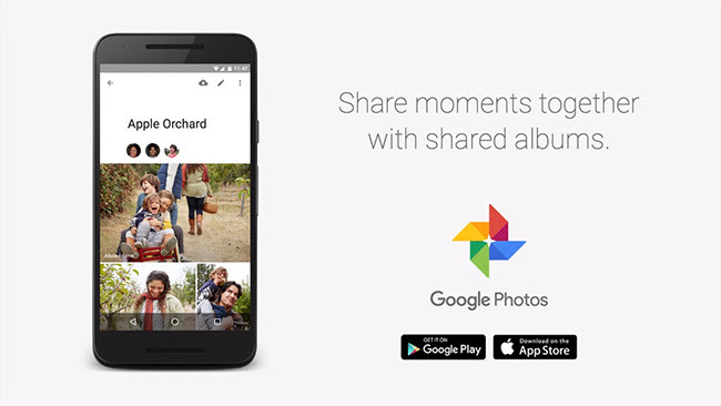 Google Fotos álbumes Colaborativos