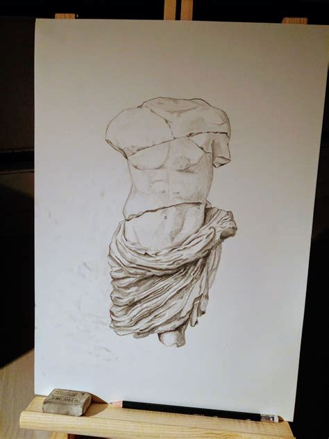 roman statue drawing  janmanx  deviantart