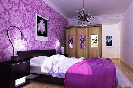 Desain Kamar Warna Ungu Modern Minimalis 2019 Desain Kamar Warna Ungu Modern Minimalis 2019