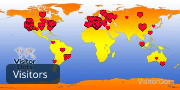Locations of Site Visitors