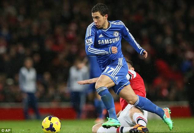 Staying power: Eden Hazard will not be allowed to leave Stamford Bridge says the Chelsea manager