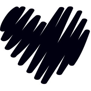 Download Silhouette Scribble Heart Svg - 211+ SVG Design FIle for Cricut, Silhouette and Other Machine