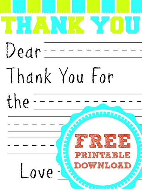 Choose from dozens of thank you card templates to start. free printable thank you card for kids