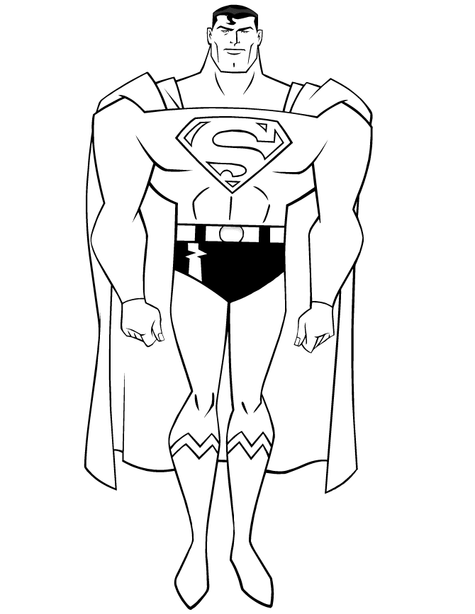 Download Cartoon Superman Drawing at GetDrawings | Free download