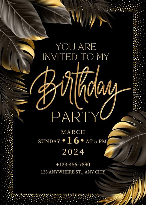  free printable customizable party invitation templates 49 off