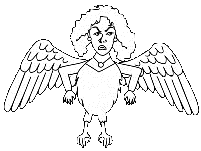 Baby siren head coloring pages