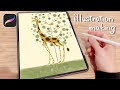 √完了しました！ イラスト ポストカード おしゃれ 151979