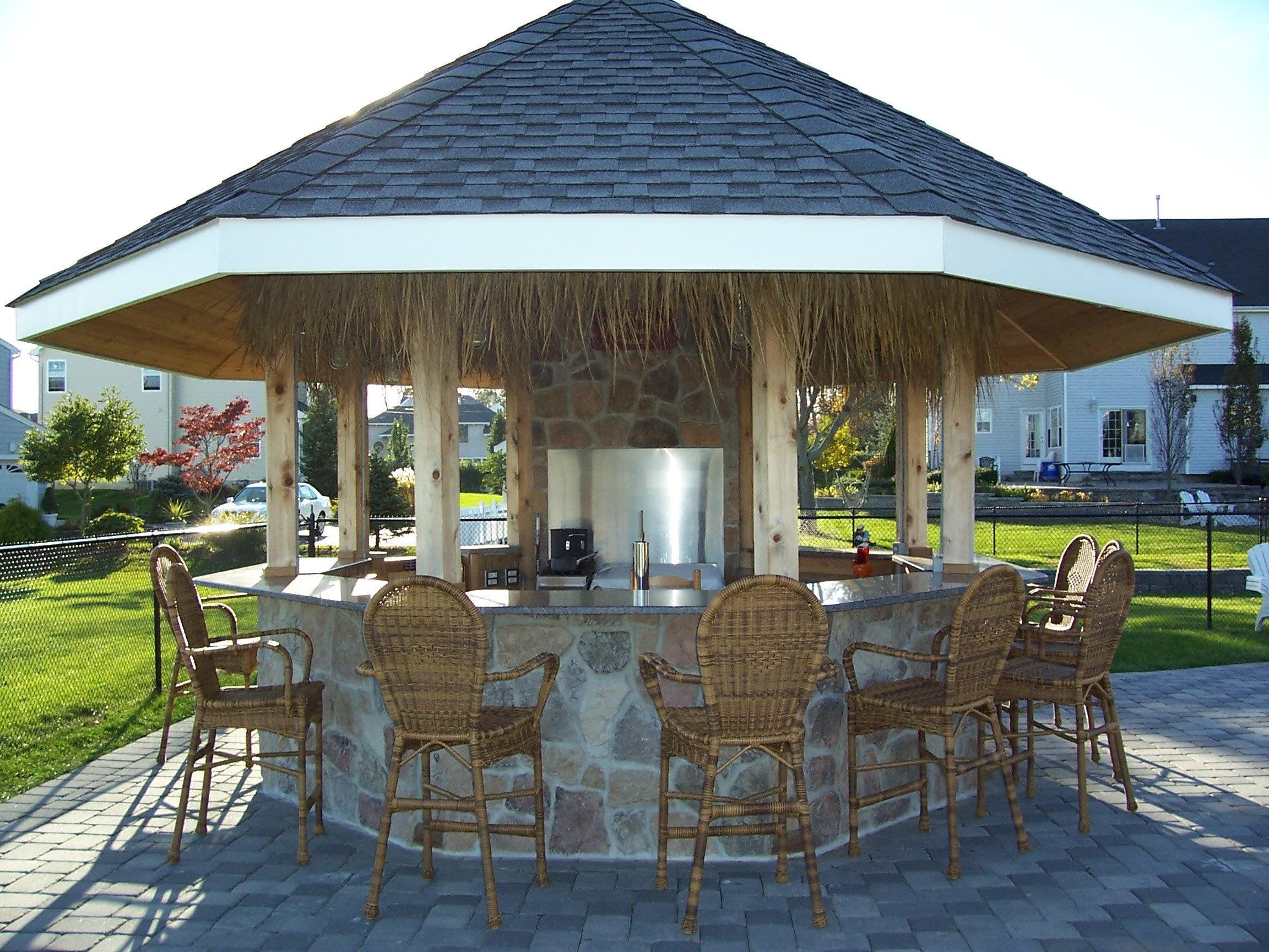 Enclosure for Outdoor Structure - Before &amp; After - Click for more 