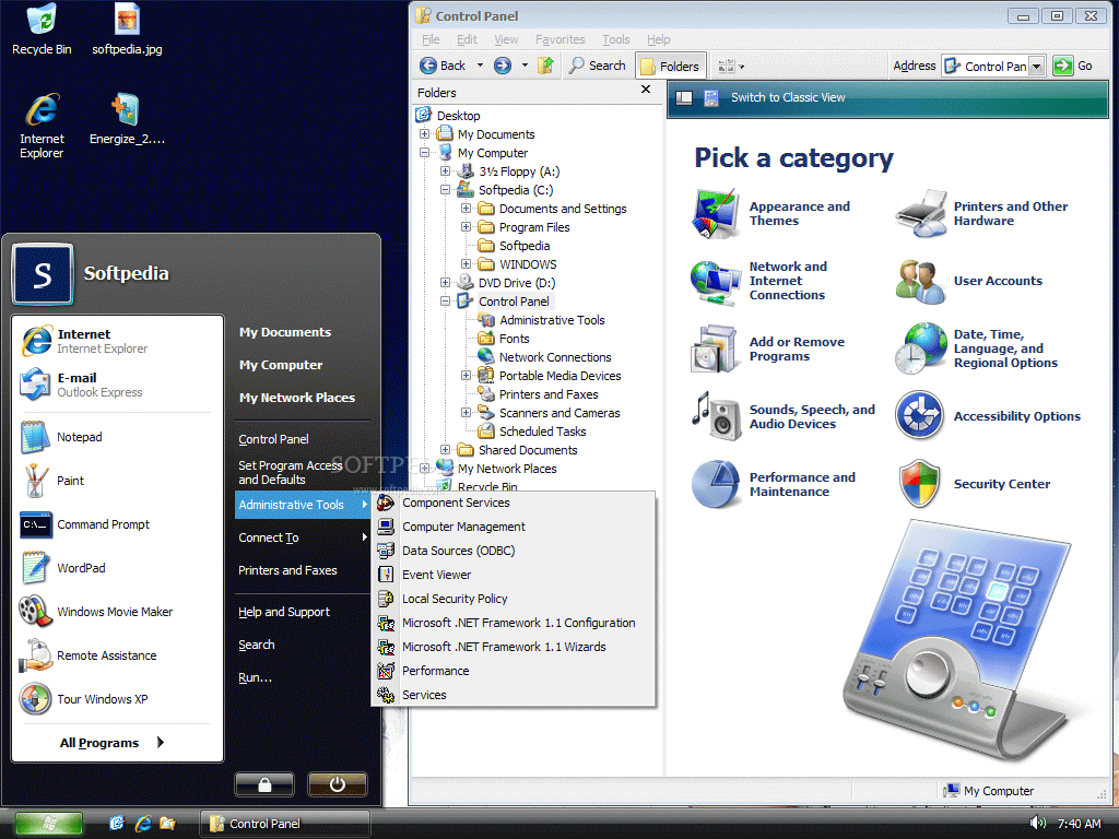 Zune Desktop Theme for Windows