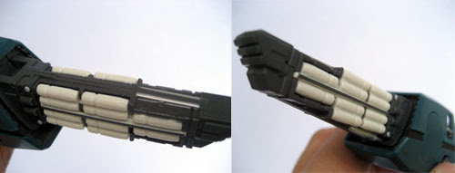 Yamato 1/60 Super and Strike Parts for VF-1 from Macross Do You Remember Love micro missile launcher cover removed