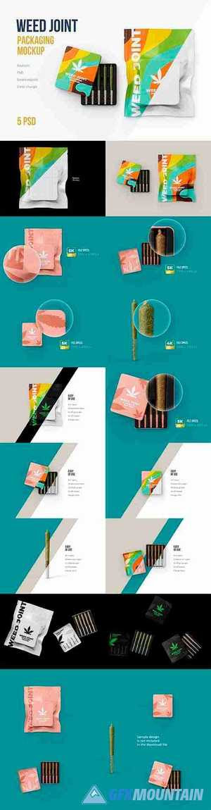 Download Weed Joint Packaging Mockup 4826343 Free Download Graphics Fonts Vectors Print Templates Gfxmountain Com