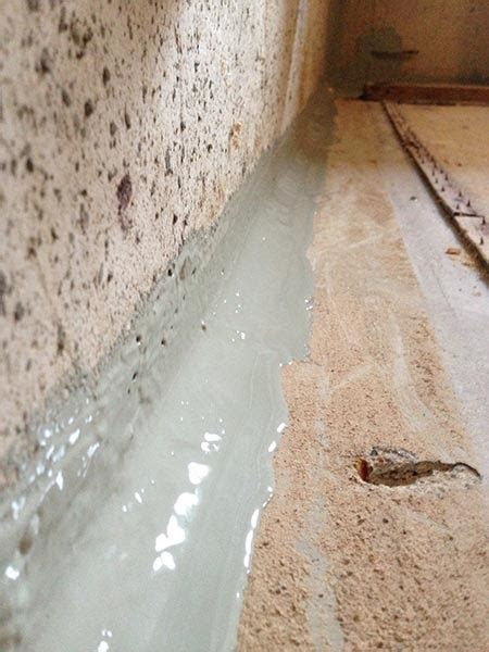 cold joint cove joint foundation sealing leak repair