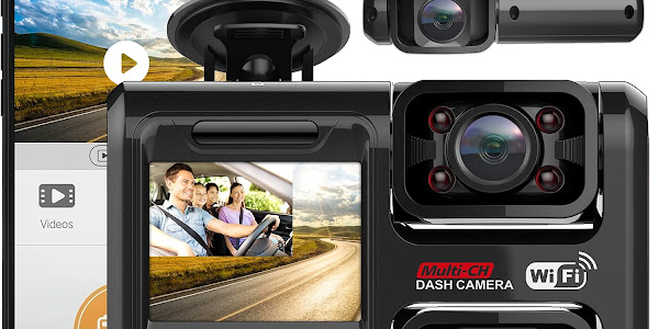 Blасk Frіdау - 70% оƒƒ 2022 Upgraded 4K 2160P Front and Cabin Dual FHD 1080P Dash Cam Built in WiFi for Cars Taxi, 24H Parking Monitor, Infrared Night Vision, G-Sensor, 2.0" LCD Loop Recording Car Camera, Support 512GB Max