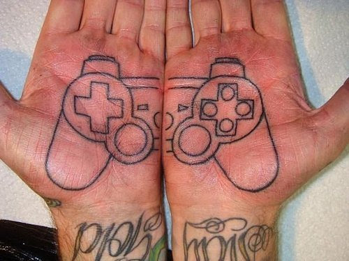 Cool idea but palm tattoos FUCKING THINGS FUCKING SUCKS
