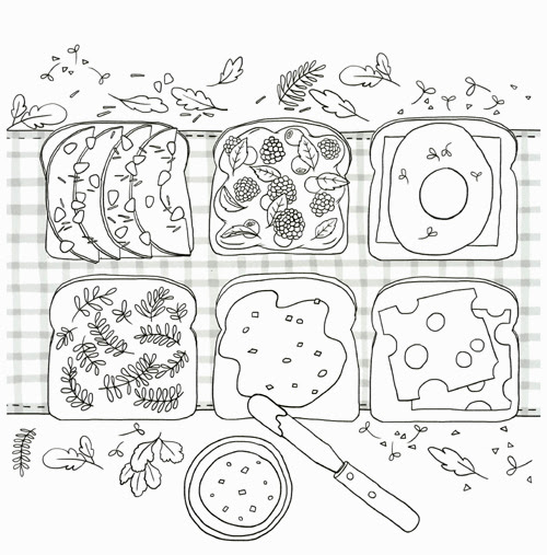 Download Colouring and the food Korean Coloring Book For Adult ...