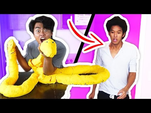 DIY How To Make GIANT PLAYDOH PYTHON PRANK!  Daikhlo