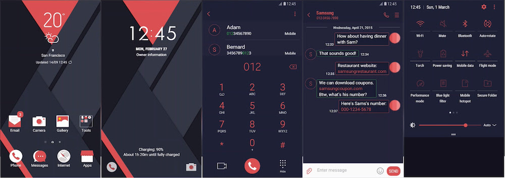 Samsung Galaxy Theme - [Binod] RedTailUI