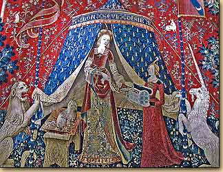 フランスの旅 クリュニー中世美術館 貴婦人と一角獣のタペストリー Musee National Du Moyen Age パリ散策 Cluny 五区左岸 クリュニー美術館 パリの美術館