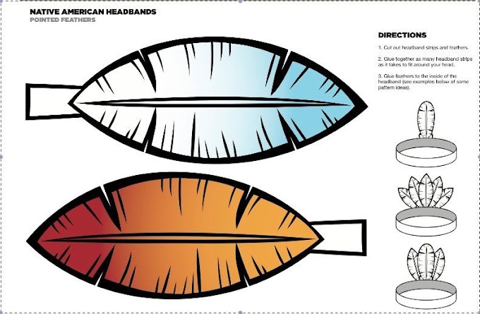 Printable Indian Headband