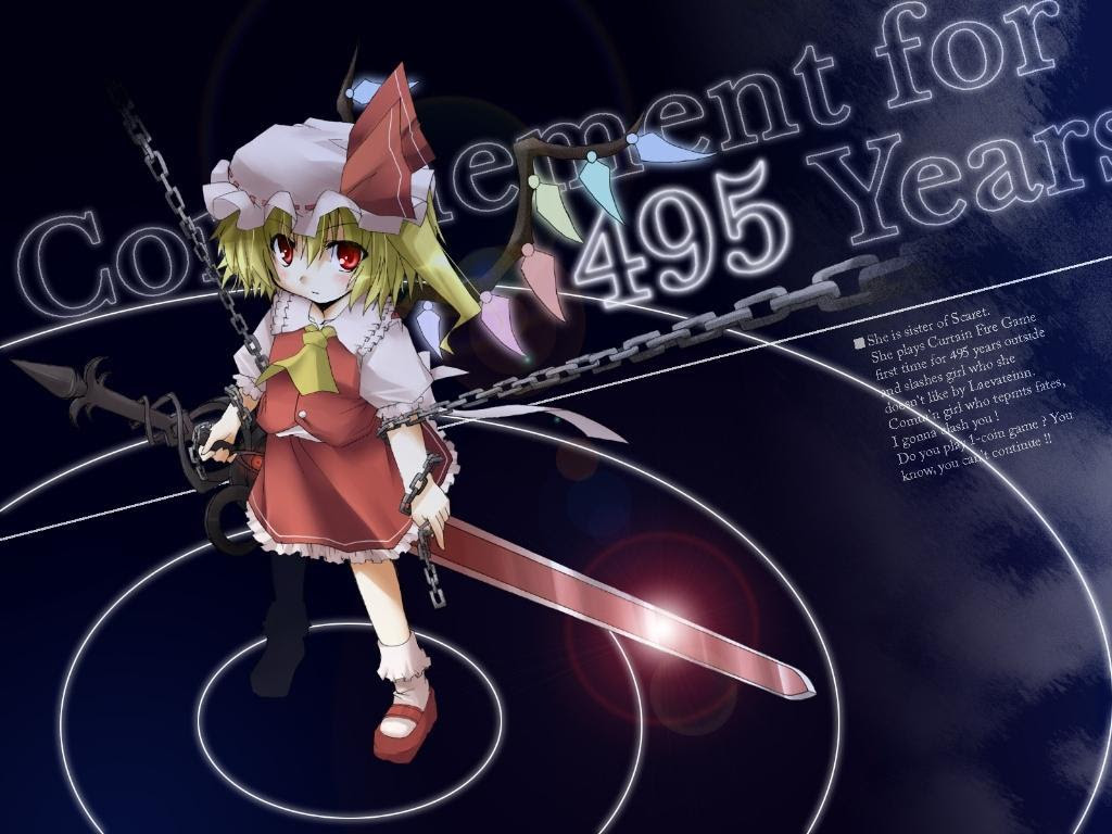 東方 フランドール スカーレット 壁紙 ゲーム アニメ画像 ブログ