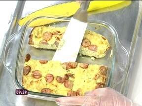 Torta de Macarrão Instantâneo - Foto de Mais Você na TV