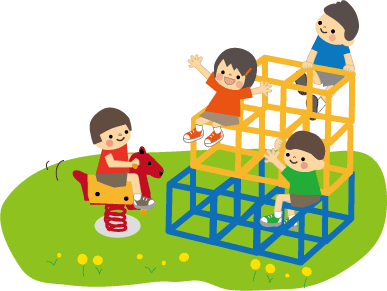 遊ぶ子どものイラスト 無料素材