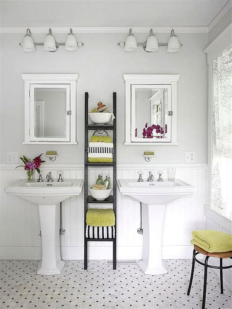 Designer, peter ross salerno designer, peter ross salerno sleek, veneer surface cabinets modernize an outdate. 20+ Creative Bathroom Towel Storage Ideas