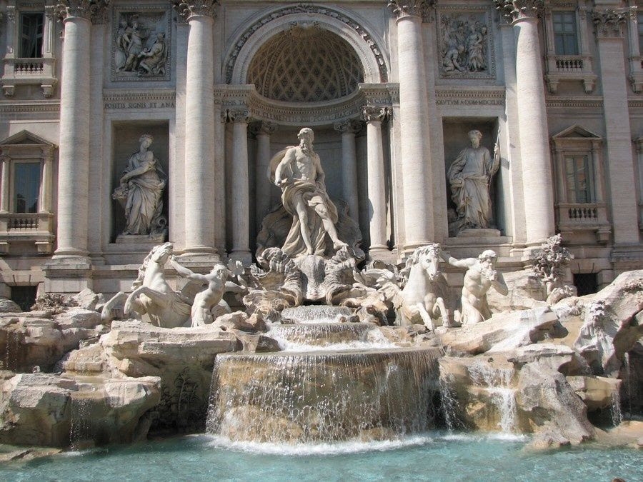 Fontaine de Trévi, vers 1762