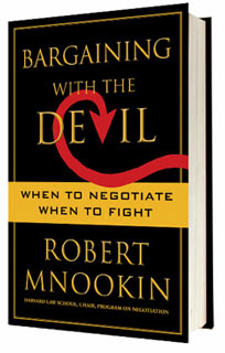 Robert H Mnookin Negotiation Mediation Conflict Resolution