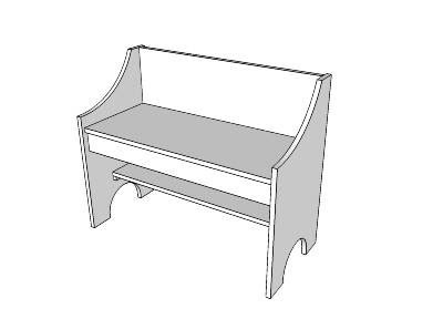 I Can Do That: Small Bench – SketchUp Model - Popular ...