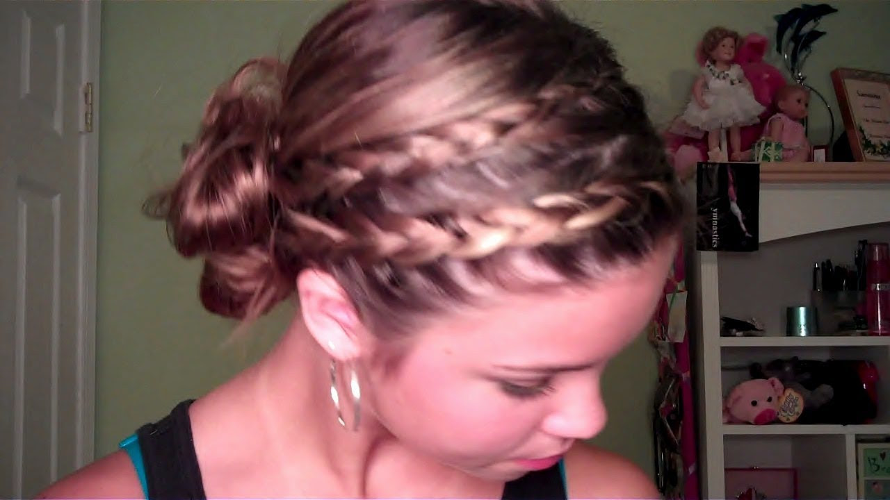 Back to School: Double Braided Side Bun Hair Tutorial 