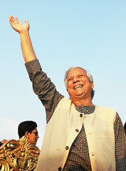 Nobel Peace Prize winner Muhammad Yunus