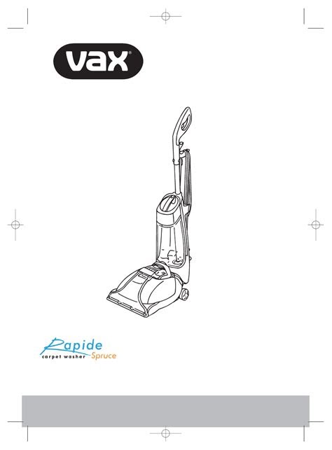 Download Vax Rapide Spruce Instruction Manual