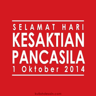 Gambar DP BBM Hari Kesaktian Pancasila 2018 - Kuliah Desain