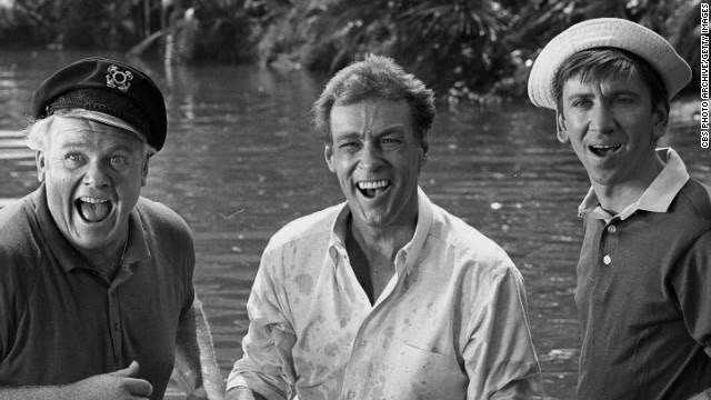 <a href='http://ift.tt/1djazVb'>Russell Johnson</a>, center, stands with Alan Hale Jr., left, and Bob Denver in an episode of "Gilligan's Island" in 1966. Johnson, who played "the professor" Roy Hinkley in the hit television show, passed away January 16 at his home in Washington state, according to his agent, Mike Eisenstadt. Johnson was 89.