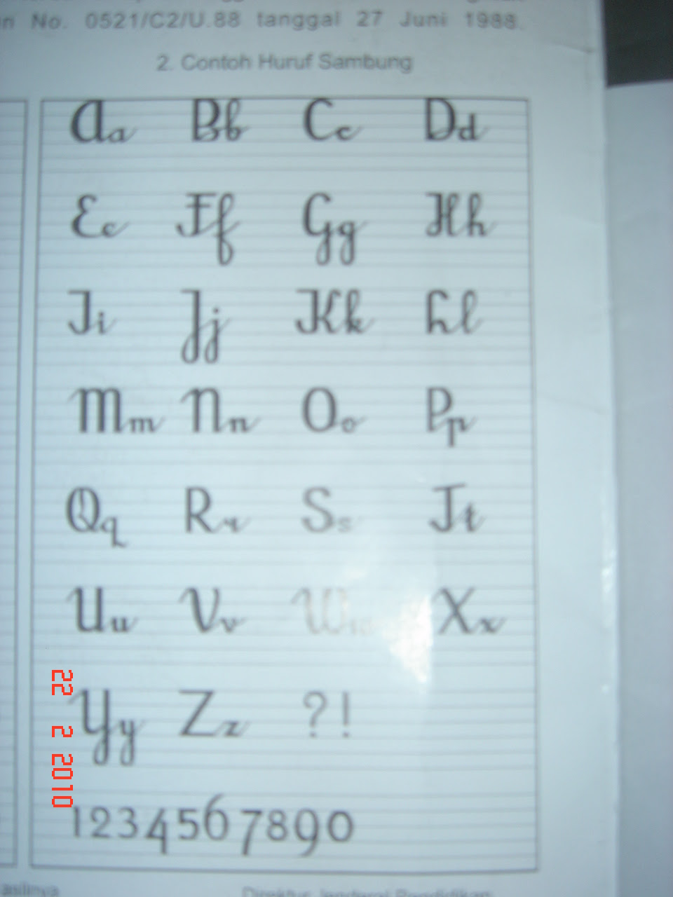 筆記体 アオとユメ Dari インドネシア