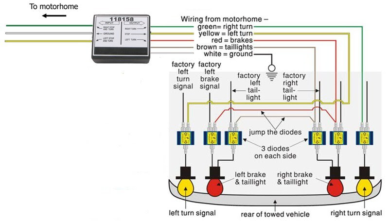 4 function trailer light wiring diagram  | 374 x 340