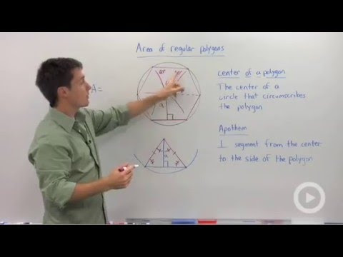 Center and Apothem of Regular Polygons - YouTube