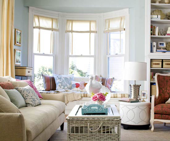 Light pastel living room