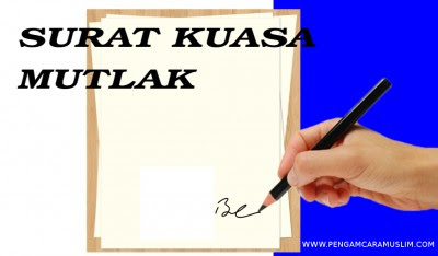 SURAT KUASA MUTLAK - Pengacaramuslim.com