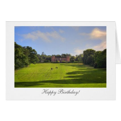 Stately Home - Happy Birthday Greeting Cards