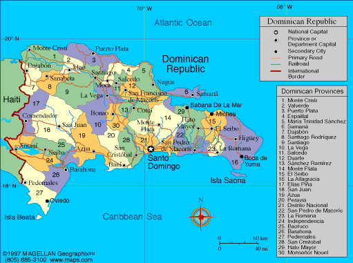 regions table periodic Dominican Republic Profile