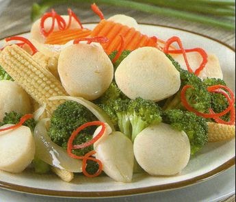 sup jamur tiram bakso