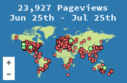 Locations of visitors to this page