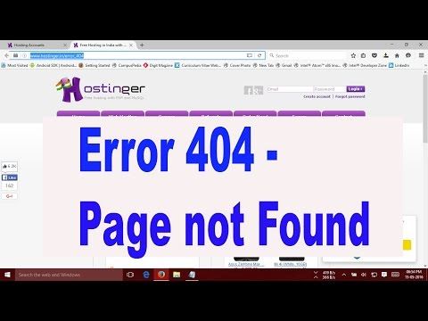 Video Hostinger Ph Error 404
