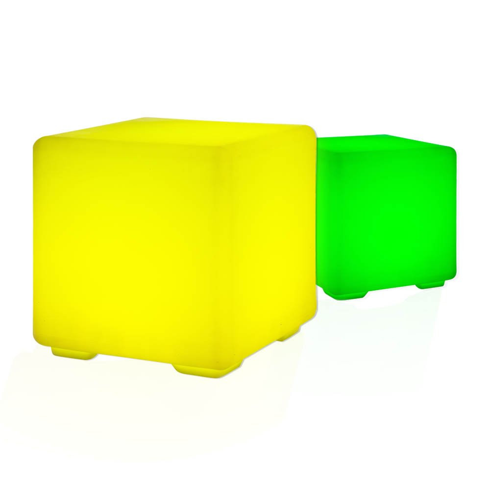LED Hocker / Sitzwürfel / Beistelltisch