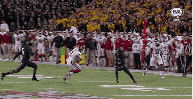 Watch: Baylor DB's Vicious Hit on Sooner WR