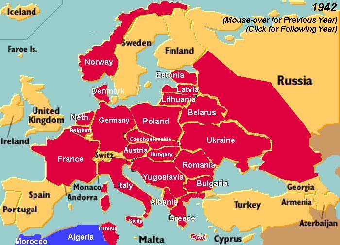 World War Ii European Map