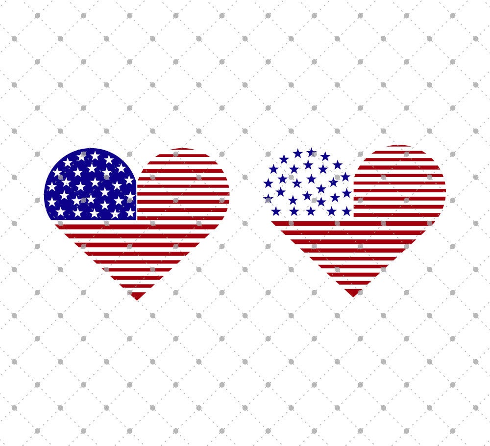 Download 327+ American Flag Heart Svg - SVG Bundles for Cricut, Silhouette and Other Machine